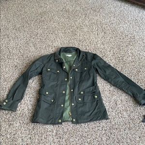 Jcrew women’s army green jacket